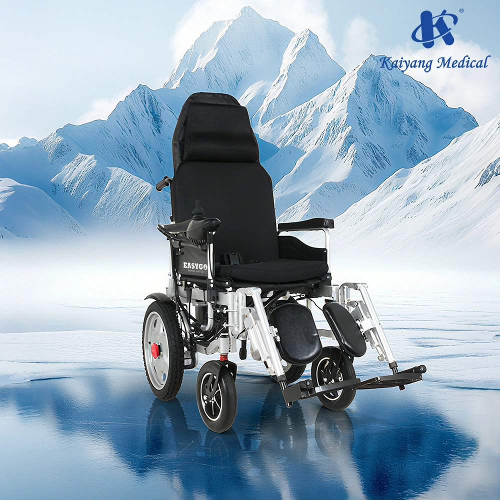 ky easygo standard lightweight foldable electric wheelchair