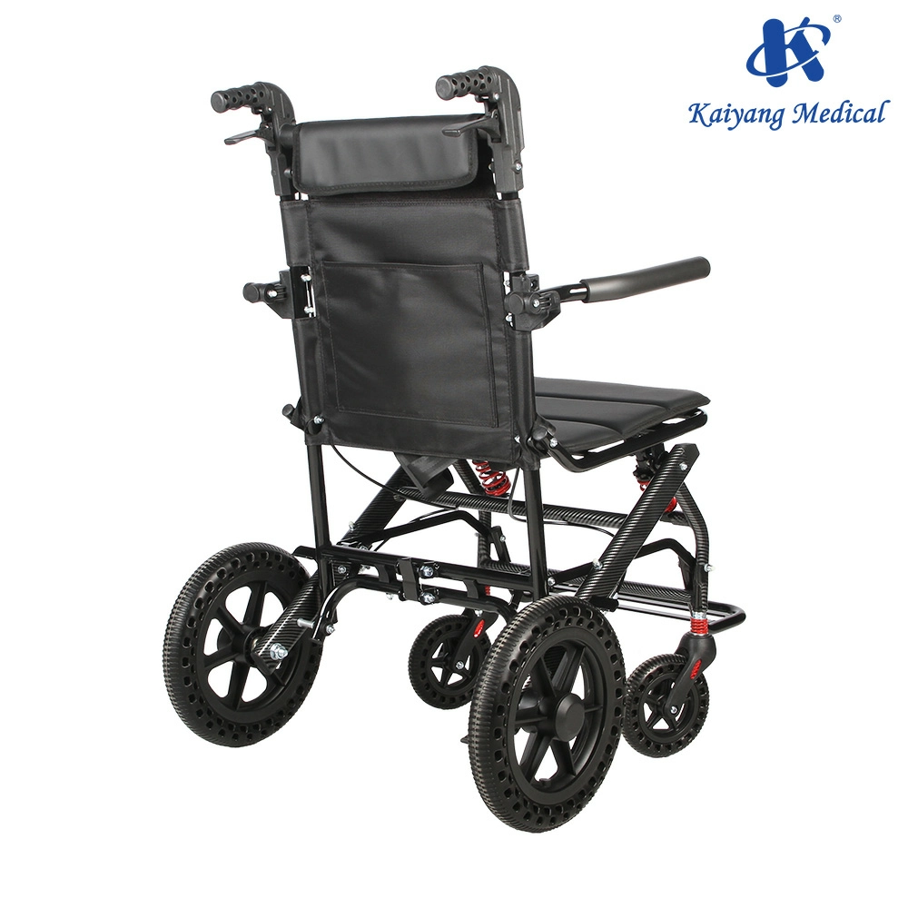 folding manual wheelchair with flip-up armrests