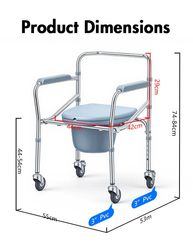 pregnant women mobile toilet chair